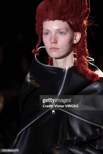 Model walks the runway during the Comme des Garçons Ready to Wear Fall/Winter 2024-2025 fashion show as part of the Paris Fashion Week on March 2,...