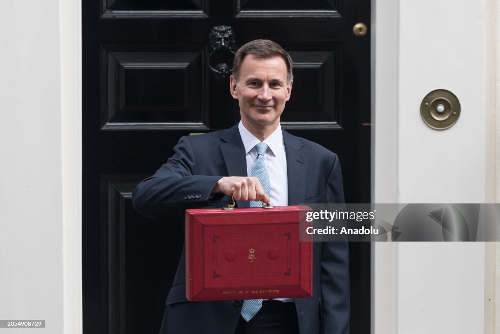 Chancellor Jeremy Hunt Delivers the Spring Budget in London
