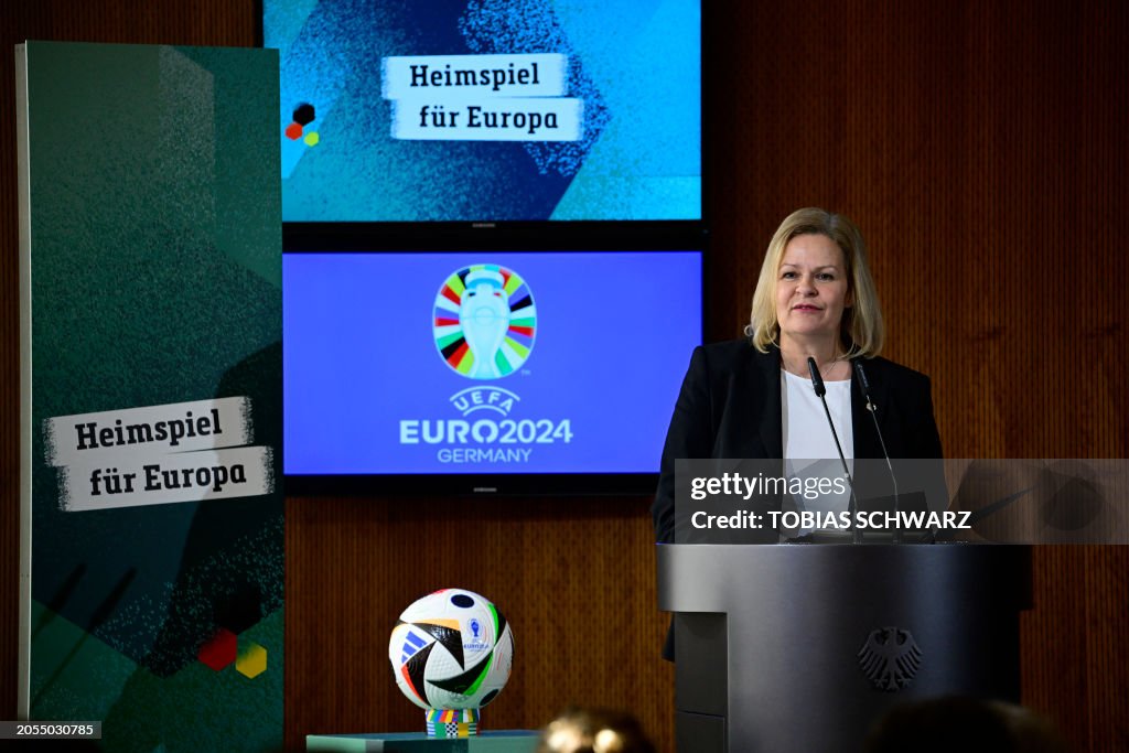 GERMANY-POLITICS-FBL-EURO-2024