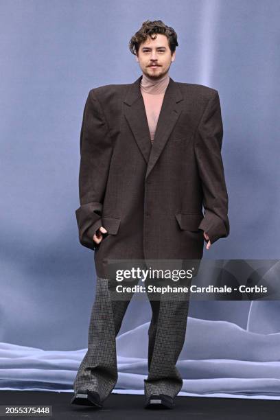 Cole Sprouse attends the Balenciaga Womenswear Fall/Winter 2024-2025 show as part of Paris Fashion Week on March 03, 2024 in Paris, France.