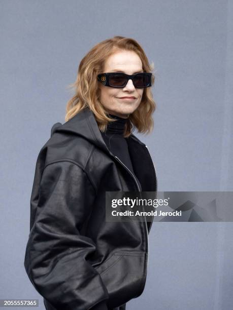 Isabelle Huppert attends the Balenciaga Womenswear Fall/Winter 2024-2025 show as part of Paris Fashion Week on March 03, 2024 in Paris, France.