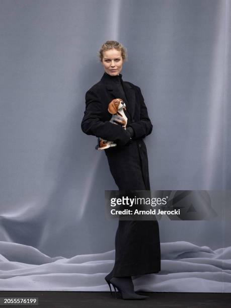 Eva Herzigova attends the Balenciaga Womenswear Fall/Winter 2024-2025 show as part of Paris Fashion Week on March 03, 2024 in Paris, France.