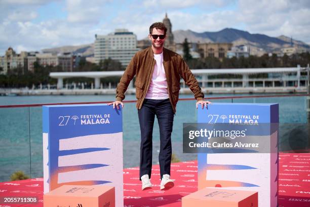 Peter Vives attends the 'Operacion Barrio Ingles' photocall during the Malaga Film Festival 2024 at the Muelle 1 on March 03, 2024 in Malaga, Spain.