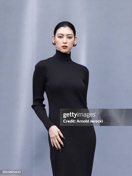 Ayaka Miyoshi attends the Balenciaga Womenswear Fall/Winter 2024-2025 show as part of Paris Fashion Week on March 03, 2024 in Paris, France.