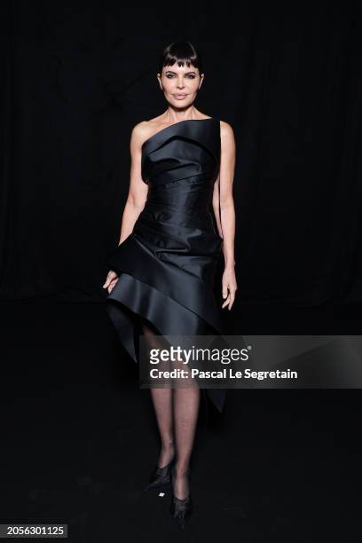 Lisa Rinna attends the Mugler Womenswear Fall/Winter 2024-2025 show as part of Paris Fashion Week on March 03, 2024 in Paris, France.
