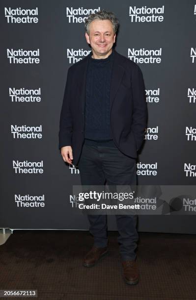 Michael Sheen attends the press night after party for "Nye" at The National Theatre on March 6, 2024 in London, England.