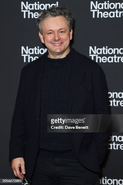 Michael Sheen attends the press night after party for "Nye" at The National Theatre on March 6, 2024 in London, England.