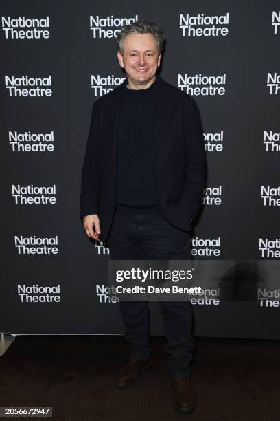 Michael Sheen attends the press night after party for "Nye" at The National Theatre on March 6, 2024 in London, England.