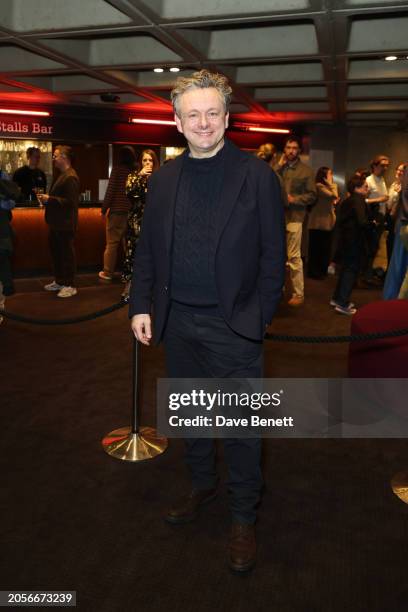 Michael Sheen attends the press night after party for "Nye" at The National Theatre on March 6, 2024 in London, England.