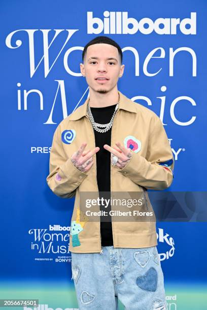 Lil Mosey at Billboard Women In Music 2024 held at YouTube Theater on March 6, 2024 in Inglewood, California.