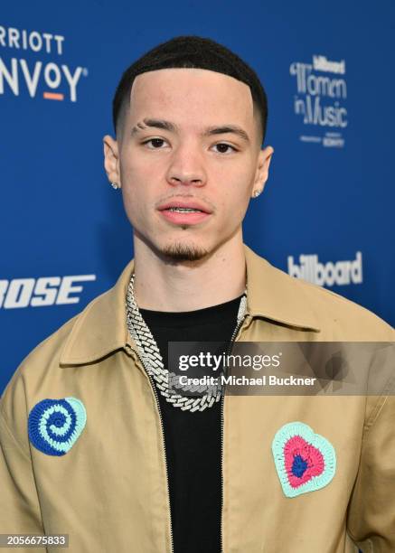 Lil Mosey at Billboard Women In Music 2024 held at YouTube Theater on March 6, 2024 in Inglewood, California.