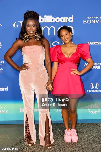 Bozoma Saint John and Lael Saint John at Billboard Women In Music 2024 held at YouTube Theater on March 6, 2024 in Inglewood, California.