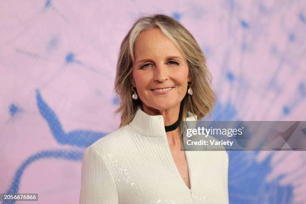 Helen Hunt at the 2024 Green Carpet Fashion Awards held at 1 Hotel West Hollywood on March 6, 2024 in West Hollywood, California.