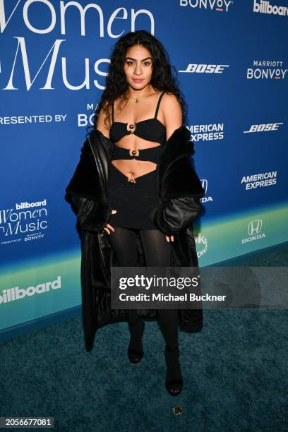 Jessie Reyez at Billboard Women In Music 2024 held at YouTube Theater on March 6, 2024 in Inglewood, California.