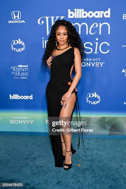 Saweetie at Billboard Women In Music 2024 held at YouTube Theater on March 6, 2024 in Inglewood, California.