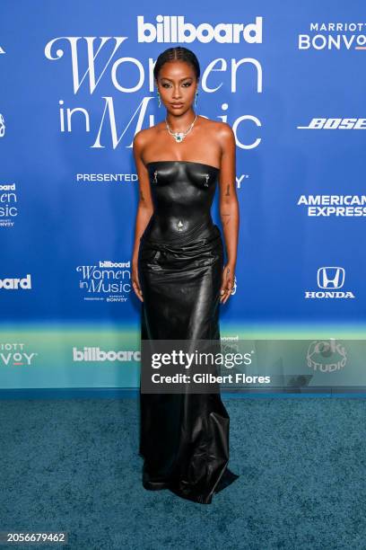 Justine Skye at Billboard Women In Music 2024 held at YouTube Theater on March 6, 2024 in Inglewood, California.