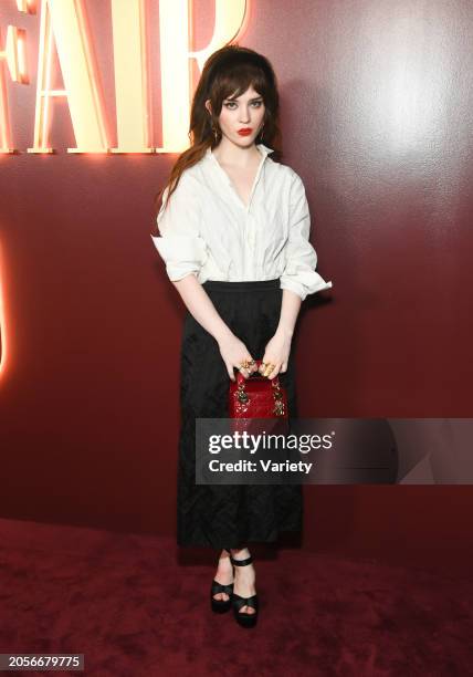 Sophie Thatcher at Vanity Fair and Instagram's Vanities: A Night for Young Hollywood held at Bar Marmont on March 6, 2024 in Los Angeles, California.