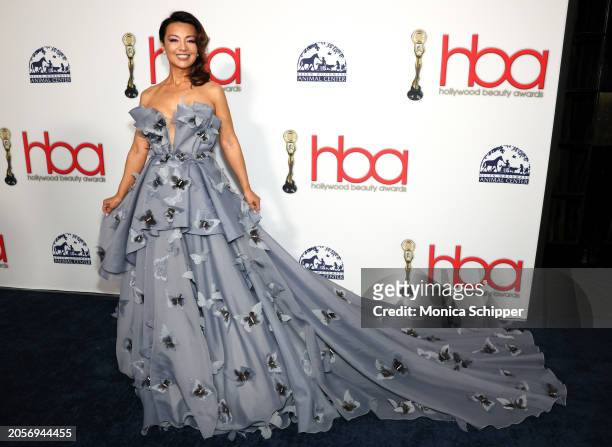 Ming-Na Wen attends the 2024 Hollywood Beauty Awards at Taglyan Complex on March 03, 2024 in Los Angeles, California.