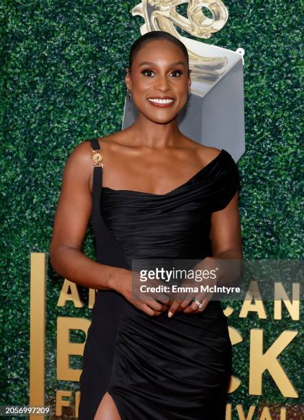 Issa Rae attends the 6th Annual American Black Film Festival Honors: A Celebration Of Black Excellence In Hollywood at SLS Hotel, a Luxury Collection...