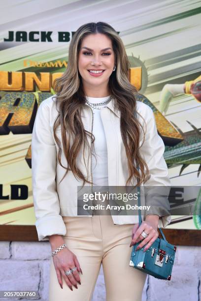 Allison Holker attends the Los Angeles Premiere of Universal Pictures' "Kung Fu Panda 4" on March 03, 2024 in Los Angeles, California.