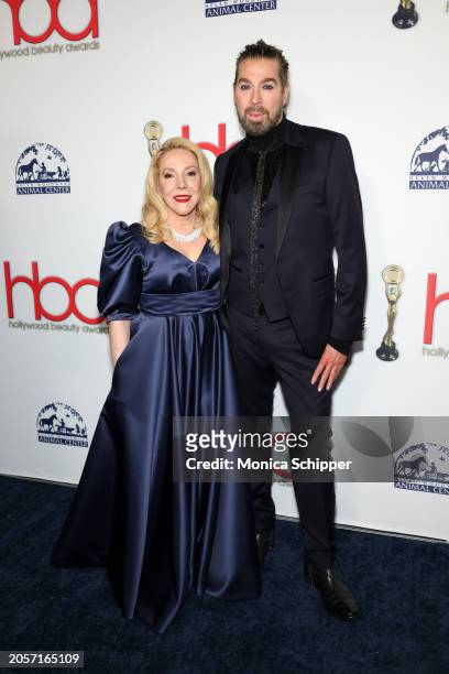 Michele Elyzabeth, CEO & Founder, Daytime Beauty Awards and Chaz Dean attend the 2024 Hollywood Beauty Awards at Taglyan Complex on March 03, 2024 in...