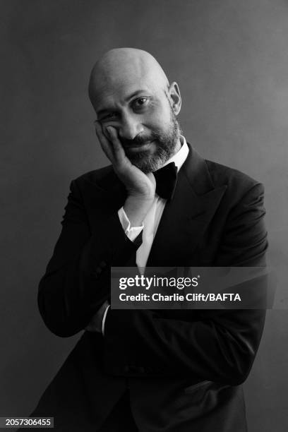 Actor and comedian Keegan-Michael Key photographed backstage at the 2024 EE BAFTA Film Awards, held at The Royal Festival Hall on February 18, 2024...