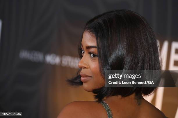 Javicia Leslie attends 6th Annual American Black Film Festival Honors: a Celebration of Black Excellence In Hollywood at SLS Hotel, a Luxury...