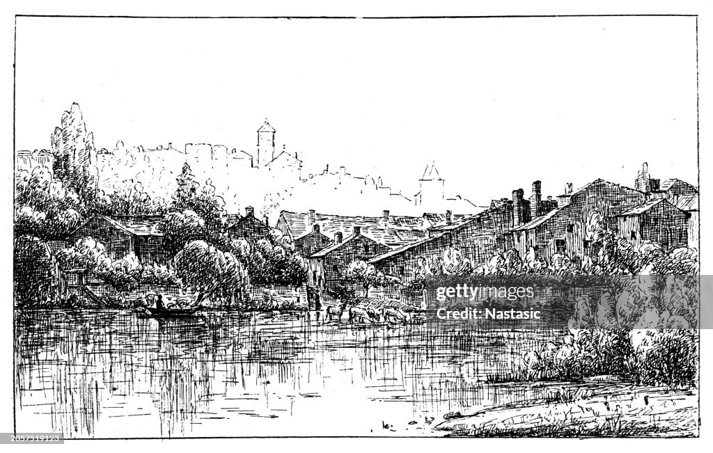 Morning at Chauvigny