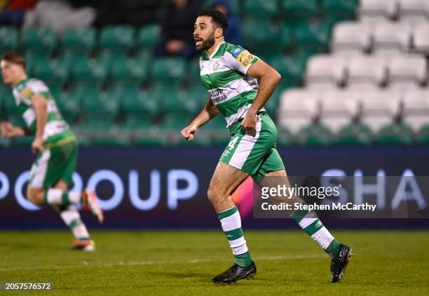 Dublin , Ireland - 4 March 2024; Roberto Lopes of Shamrock Rovers during the SSE Airtricity Men's Premier Division match between Shamrock Rovers and...