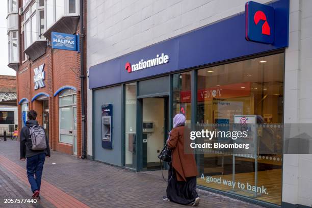 Nationwide Building Society branch in Middlesbrough, UK, on Thursday, March 7, 2024. Nationwide Building Society has reached a preliminary agreement...