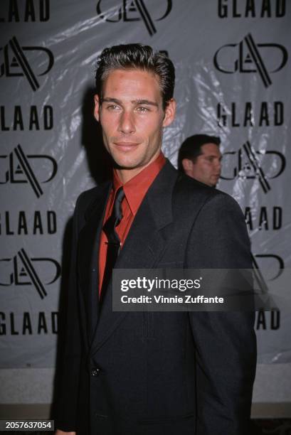 American actor Nick Scotti attends the Ninth Annual GLAAD Media Awards at Century Plaza Hotel in Los Angeles, California, 19th April 1998.