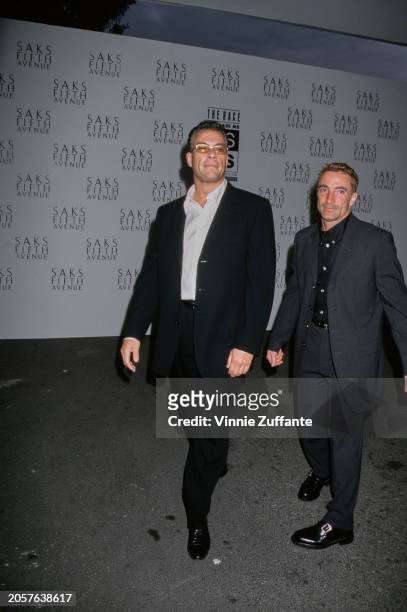 Belgian martial artist and actor Jean-Claude Van Damme attends a Badgley Mischka fashion show and dinner benefitting Race to Erase MS, Saks Fifth...
