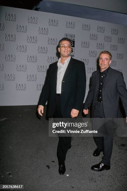 Belgian martial artist and actor Jean-Claude Van Damme attends a Badgley Mischka fashion show and dinner benefitting Race to Erase MS, Saks Fifth...