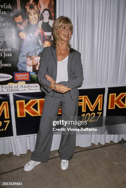 Singer and actress Olivia Newton-John attends the Edison International Field for KIIS-FM's Wango Tango concert to benefit L.A. Breast Cancer...