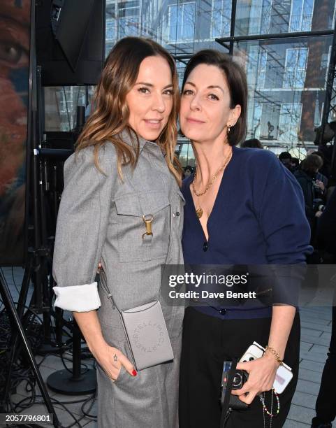 Melanie C and Mary McCartney attend the Stella McCartney Winter 2024 show during Paris Fashion Week on March 04, 2024 in Paris, France.