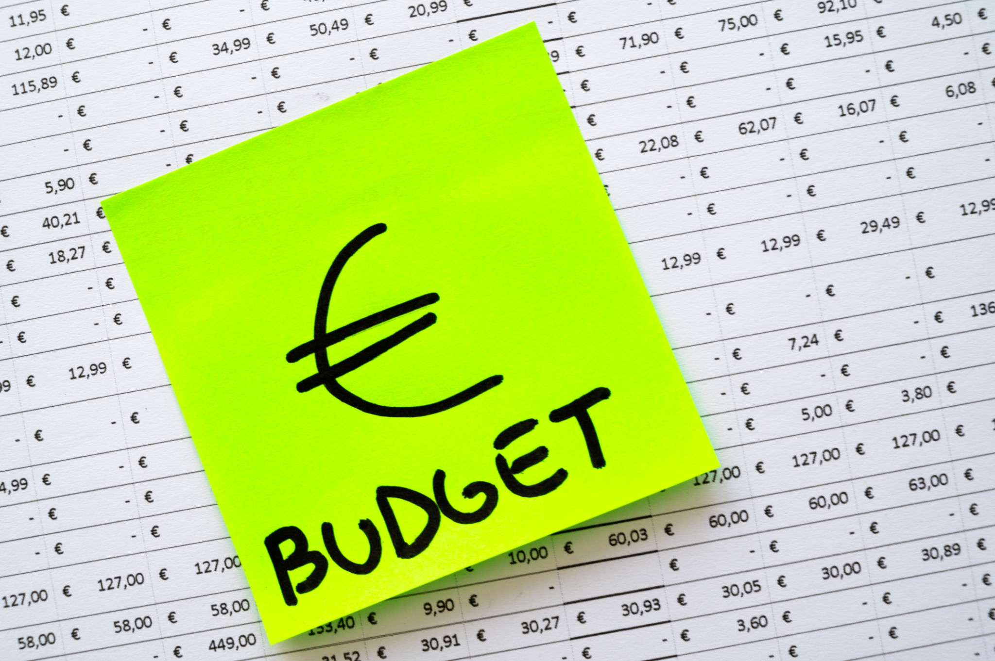 budget événement
