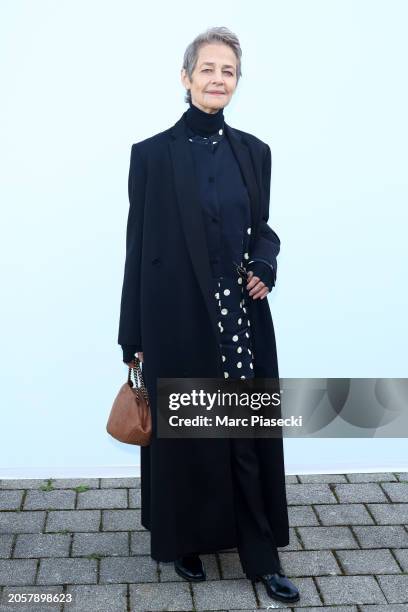 Charlotte Rampling attends the Stella McCartney Womenswear Fall/Winter 2024-2025 show as part of Paris Fashion Week on March 04, 2024 in Paris,...