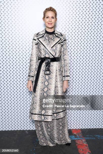 Kelly Rutherford attends the Marine Serre Womenswear Fall/Winter 2024-2025 show as part of Paris Fashion Week on March 04, 2024 in Paris, France.