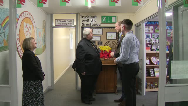 GBR: The Prince of Wales visits Wrexham on St. David's Day to celebrate Welsh culture