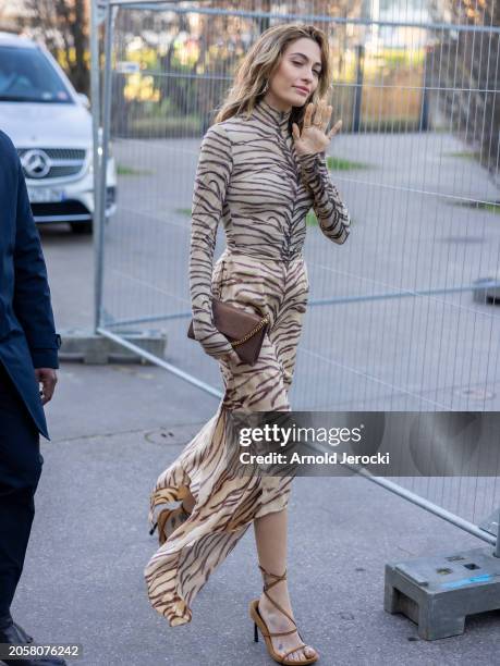 Paris Jackson attends the Stella McCartney Womenswear Fall/Winter 2024-2025 show as part of Paris Fashion Week on March 04, 2024 in Paris, France.