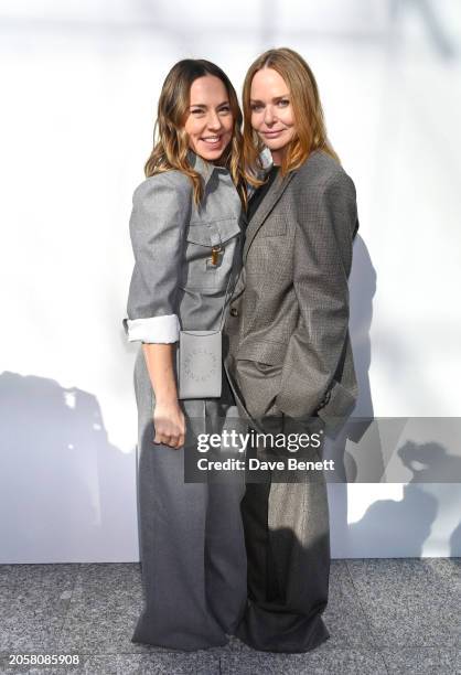 Melanie C and Stella McCartney attend the Stella McCartney Winter 2024 show during Paris Fashion Week on March 04, 2024 in Paris, France.
