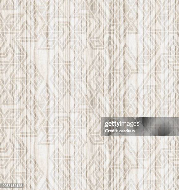 seamless wood textured rhombus pattern - flooring samples stock illustrations