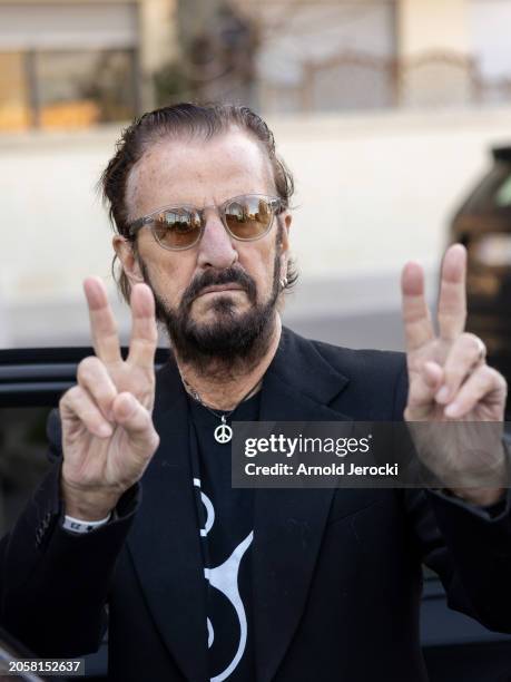 Ringo Starr attends the Stella McCartney Womenswear Fall/Winter 2024-2025 show as part of Paris Fashion Week on March 04, 2024 in Paris, France.