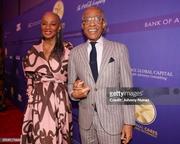 Susan L. Taylor and Rev. Al Sharpton attend National CARES Mentoring Movement's 9th Annual For the Love of Our Children Gala at Pier 60 on February...