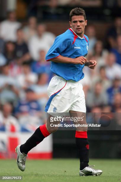 July 24: Nacho Novo of Glasgow Rangers running during the Pre Season Friendly match between Fulham and Glasgow Rangers at Craven Cottage on July 24,...