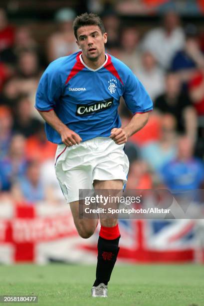 July 24: Nacho Novo of Glasgow Rangers running during the Pre Season Friendly match between Fulham and Glasgow Rangers at Craven Cottage on July 24,...