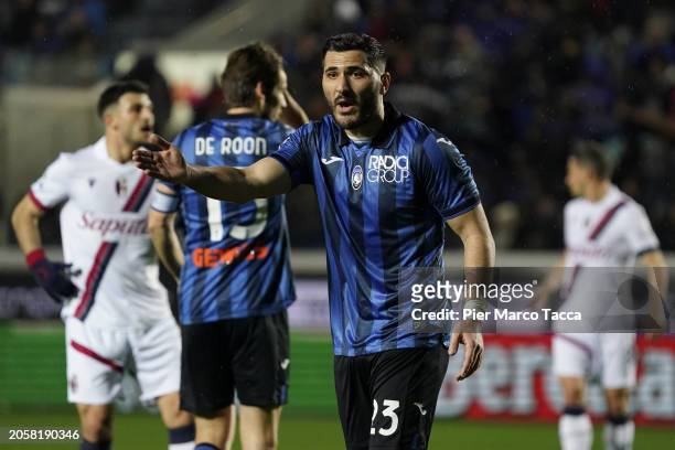 Sead Kolasinac of Atalanta BC during the Serie A TIM match between Atalanta BC and Bologna FC - Serie A TIM at Gewiss Stadium on March 03, 2024 in...