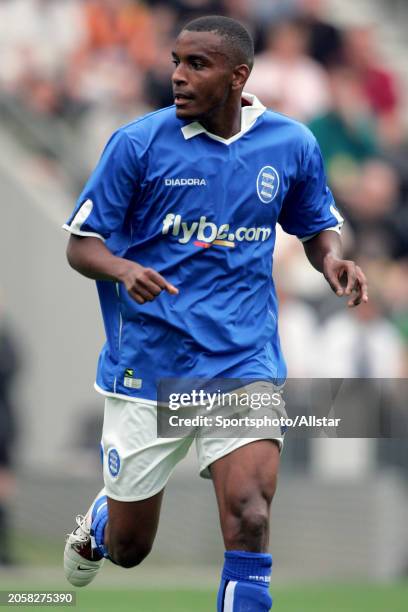 July 31: Clinton Morrison of Birmingham City running during the Pre Season Friendly match between Hull City and Birmingham City at Kc Stadium on July...