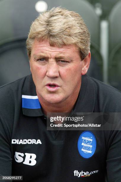 July 31: Steve Bruce, Birmingham City Manager before the Pre Season Friendly match between Hull City and Birmingham City at Kc Stadium on July 31,...