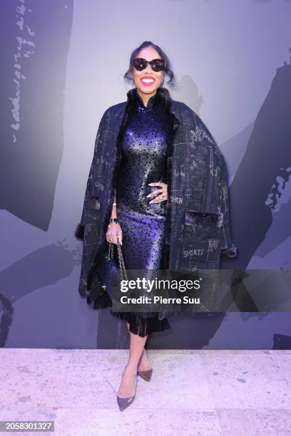 Patricia Jaggernauth attends the Shiatzy Chen Womenswear Fall/Winter 2024-2025 show as part of Paris Fashion Week on March 04, 2024 in Paris, France.